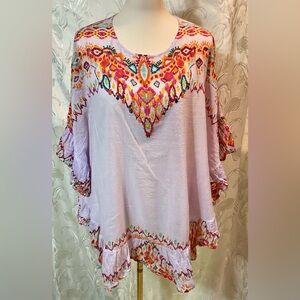 Debbie Katz South Beach White Beaded Cover Up